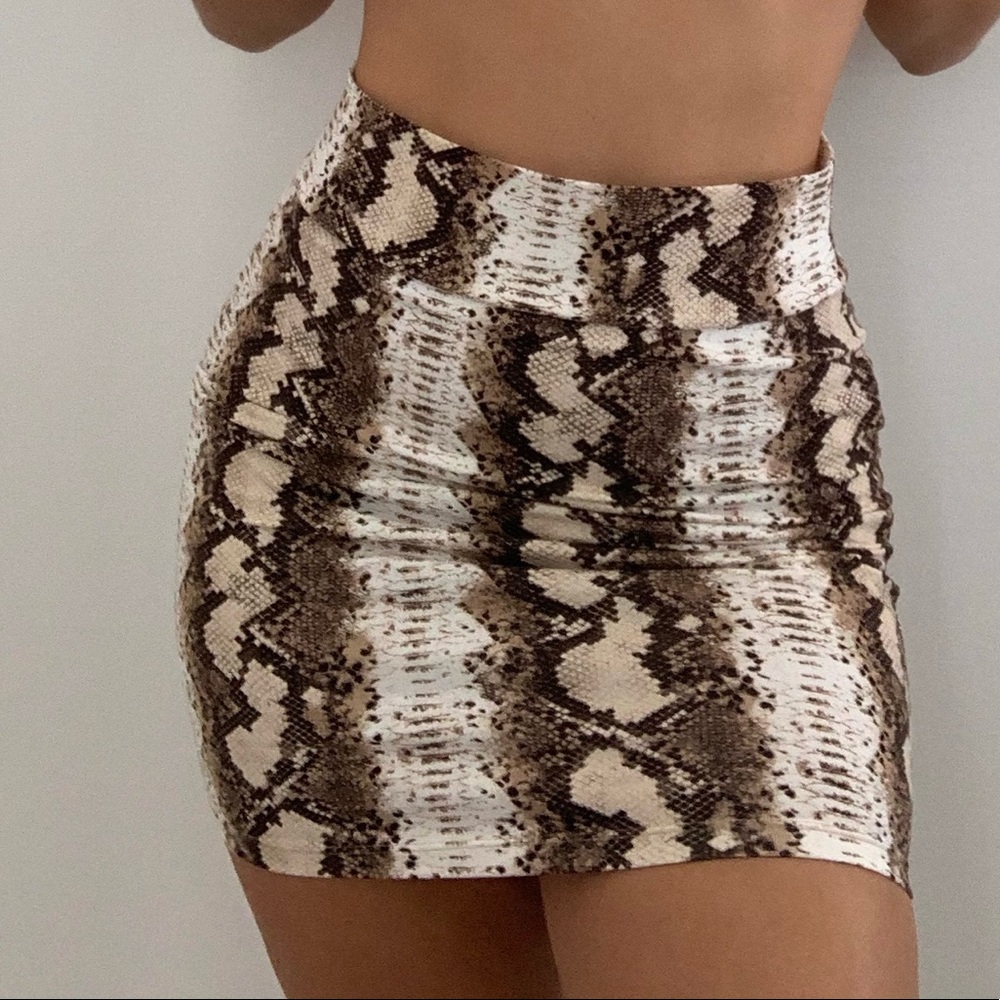 Snake Skin Skirt